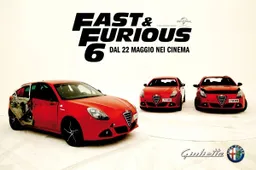Alfa Romeo Giulietta  e ‘Fast&Furious 6’