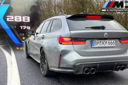 La BMW M3 Touring mostra i muscoli in Autobahn: ecco il VIDEO