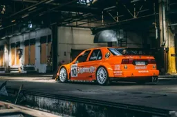 All’asta l’Alfa Romeo 155 DTM: questo esemplare con livrea Jegermeister è del 1995