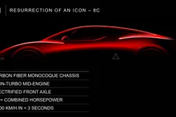 Ecco la nuova Alfa Romeo 8C: rinasce l’icona