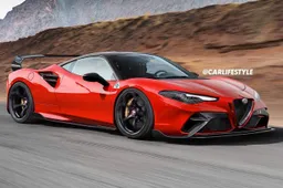 Alfa Romeo e la supercar mai nata: e se fosse stata così?