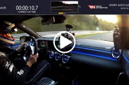 Mercedes-AMG A 45 S: hot lap al Nordschleife [VIDEO]