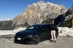 Prova in anteprima Audi S6 e-tron quattro: 551 CV elettrici sulle nevi di Cortina