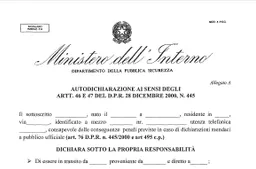 Autocertificazione per viaggiare il modulo ufficiale da stampare [Aggiornato al 26 marzo]