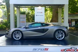 McLaren 570S anteprima italiana al Salone Parco Valentino di Torino
