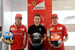 Scambio di caschi tra Jorge Lorenzo e i piloti Ferrari