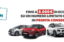 Promozioni Citroen: fino a 8.000 euro di Ecobonus con Best of Citroen