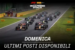 Formula 1, Gran Premio d’Italia 2025: ultimi biglietti disponibili per la domenica a Monza