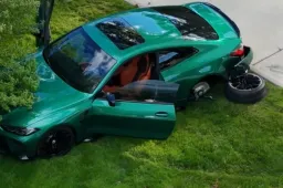 Prova a driftare ma schianta la BMW M4 dell’amico: danno e figuraccia [VIDEO]