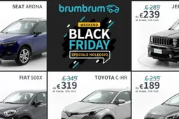 Black Friday brumbrum: ecco le 5 auto in offerta