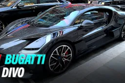 La Bugatti Divo dell’emiro del Qatar fa bella mostra di sè in quel di Londra [VIDEO]