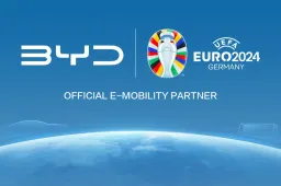La cinese BYD è sponsor degli Europei di Calcio 2024
