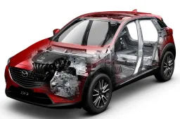 Tecnica: Mazda CX3, telaio Skyactiv, trazione AWD e sicurezza i-Activsense
