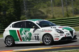 Gianni Giudici intramontabile sulla Giulietta nel Campionato Italiano Turismo a Monza