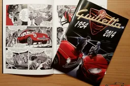 Un volume a fumetti per celebrare i 60 anni dell’Alfa Romeo Giulietta