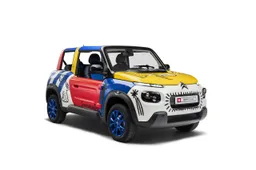 Citroen Mehari compie 50 anni e diventa una tela su quattro ruote