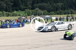 Mercedes CLK GTR VS Porsche 911 GT1: un incontro epico [VIDEO]