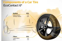 Continental punta sulla gomma con olio da cucina: il futuro sostenibile degli pneumatici