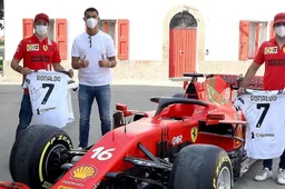 Cristiano Ronaldo in visita a Maranello: visita di cortesia o voglia di shopping?