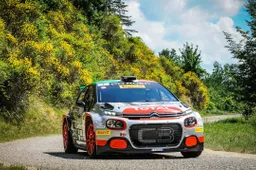 Andrea Crugnola e la Citroen C3 R5 subito in forma al rientro nelle competizioni