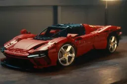Arriva la Daytona SP3 di Lego Technic, la prima creata dal Centro Stile Ferrari
