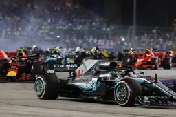 GP Singapore, gara: troppo Hamilton per questa Ferrari