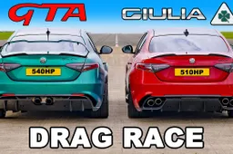 Giulia Quadrifoglio VS Giulia GTA: la drag race definitiva della berlina italiana