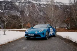 Esteban Ocon a bordo dell’Alpine A110S al Rally di Montecarlo 2021