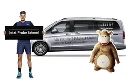Mercedes-Benz Classe V: Roger Federer testimonial della nuova campagna