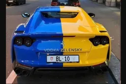 Questa Ferrari 812 Superfast è un omaggio alla vodka Zelensky