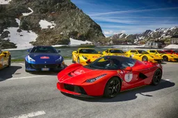 Ferrari Cavalcade 2018: lo spettacolo unico tra Monte Bianco e Oropa