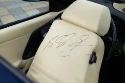 All’asta la prima Ferrari di Schumacher: è anche firmata da lui sul sedile