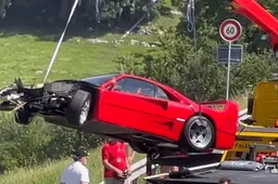 Un raduno in Svizzera diventa qualcosa di tragico per una Ferrari F40 [VIDEO]