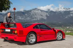 Gerhard Berger vende la sua Ferrari F40 appena comprata