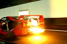 Ferrari F40: drifting, sound, galleria e burnout [VIDEO]