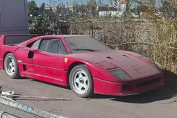 Ferrari F40 del figlio di Saddam Hussein: il suo valore è schizzato alle stelle