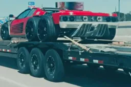Una Ferrari Testarossa da record avvistata in Texas