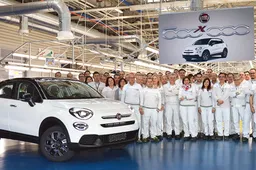 Fiat 500X: a Melfi prodotta la n. 500.000
