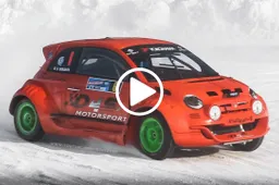 La Giannini 350 GP4 si esibisce sulla neve al Ghiacciodromo di Livigno [VIDEO]