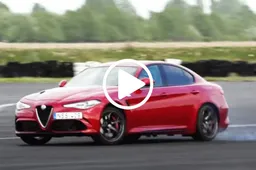 Alfa Romeo Giulia Quadrifoglio drift: di traverso con 510 CV [VIDEO]