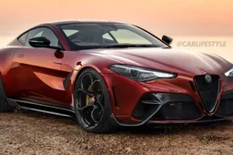 Alfa Romeo Giulia GTAm Coupé: in rete l’idea della berlina ancor più aggressiva