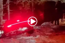 Una GR Yaris tenta di tirar fuori una Porsche 911 dalla neve: il risultato non sorprende [VIDEO]