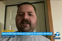 Quattro incidenti, sempre illeso: la storia del miracolato [VIDEO]