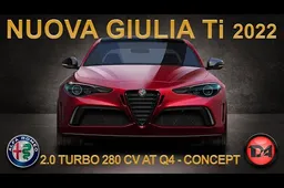 Alfa Romeo Giulia 2022: un render della versione veloce [VIDEO]