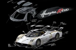 Pagani Huayra R Evo: a cielo aperto, con 900 CV, per i track day