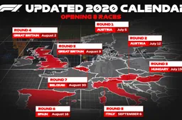 Calendario F1 2020: tutti gli aggiornamenti