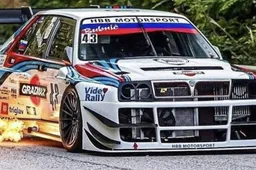 Lancia Delta Monster 700 CV: sound e fiamme da urlo! [VIDEO]