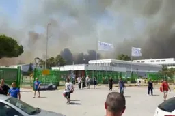 Incendio a Termoli: evacuata fabbrica FCA [VIDEO]