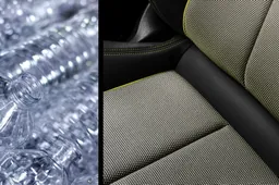 Sulla nuova Audi A3 i sedili si ricavano dalle bottiglie di plastica