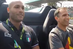 L’oro olimpico Marcell Jacobs si emoziona così sulla Ferrari SF90 [VIDEO]